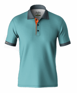 BooYaa Golf Shirt Troplical Teal - M