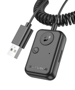 Borofone IN-CAR Bluetooth FM Transmitter With 3.5mm Plug Audio Cable BC49