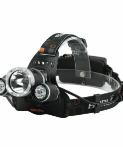 Boss Light 3800 Lumens  - 3 CREE LED Headlamp With 2 x 18650 Batteries.