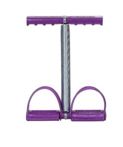 Boss Real Steel Spring Tension Multipurpose Tummy Trimmer With Foot Pedal - Purple