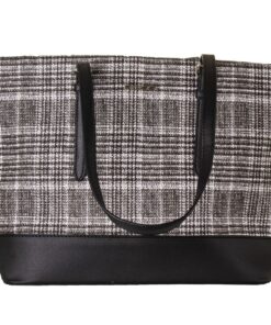 Bossi Allie Check Bag - Black