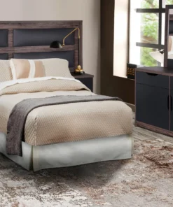 Boston 2 Piece Bedroom Suite, Brown