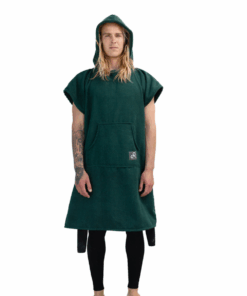 Bottle Green Surf Swim Changing Poncho - Adult - S