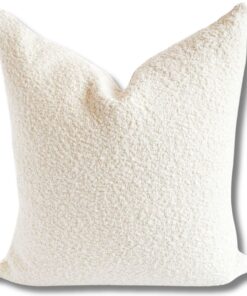 Boucle Bliss Cushion by AMANII SPXCES. 60cm x 60cm