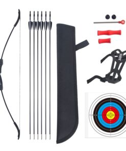 Bow and Arrow For Kids Recurve Bow Set For Children Archery Training 15lb