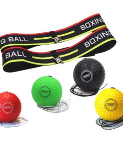 Boxing Reflex Ball Headband Set-React Reflex Balls on String with Headband