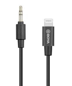Boya BY-K1 3.5mm TRS to Lightning Audio Adapter