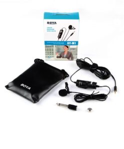 Boya BY-M1 Omni-directional Lavalier Microphone - Black