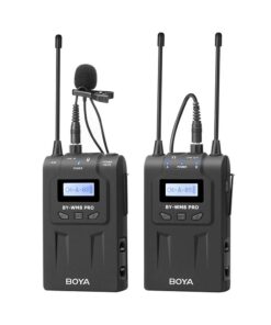 Boya Pro-K1 UHF Dual-Channel Wireless Microphone System - Black