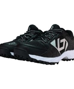 Brabo Tribute Outdoor Hockey Boots Black/Silver - UK 9