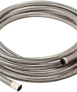 Braided Hose Stainless Steel For Oil Use Only ID 11.2, OD 17.2. Rubber