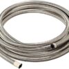 Braided Hose Stainless Steel For Oil Use Only ID 8.1, OD 10.9. Plastic