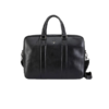 Brando 15" Double Cass Laptop Briefcase, Black 3576