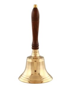 Brass Hand Bell with Wooden Handle