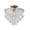 Brassed Ceiling Acrylic Chandelier