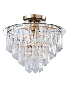 Brassed Ceiling Acrylic Chandelier