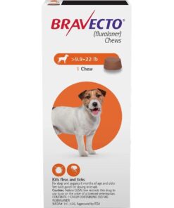 Bravecto Chewable Tick & Flea Tablet for Dogs - 4.5-10kg (1 Chew)