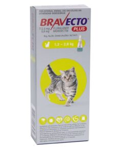 Bravecto Plus for Small Cats 1.2 - 2.8KG