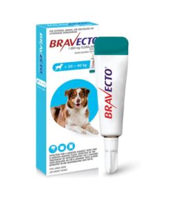 Bravecto Tick & Flea Spot-On Dog Large >20 - 40kg (Blue box)