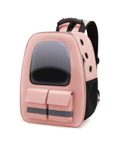 Breathable Cat Carrier Backpack - Pink