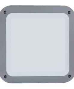 Bright Star Lighting - Outdoor Square PVC Bulkhead - Grey