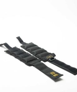 Bright Weights 1.4KG Ankle or Wrist Weight Straps Black