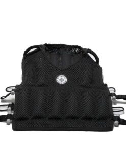 Bright Weights Extreme 20KG Adjustable Weighted Vest Black