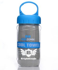 Brightgoods Sport Cooling Towel with Bottle - pearl grey