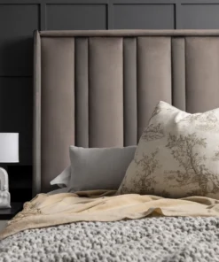 Brisbane Double Headboard, Brown & Grey