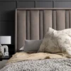 Brisbane Single Headboard, Brown & Grey