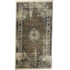 Brown / Beige Persian Tabriz Design Area Rug 150 x 80cm