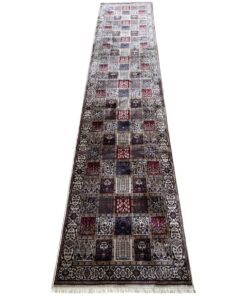 Brown Beige Soft Bakhtiyari Turkish Runner Rug