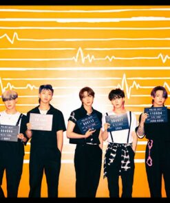 BTS - (Police Dept) Poster with Black Frame