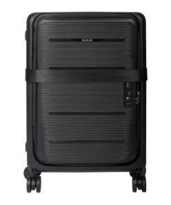 Bubule Custom PP Carry on High Quality Folding Trolley Hand Luggage Bag - Black