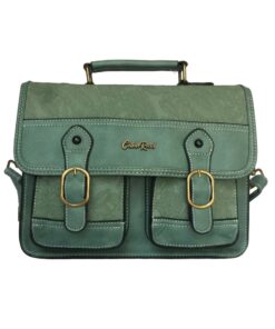 Buckled Classic Handbag - Green