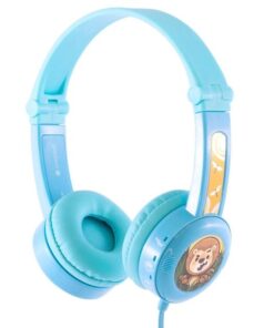 BuddyPhones Travel Kids Wired Headphones With Mic