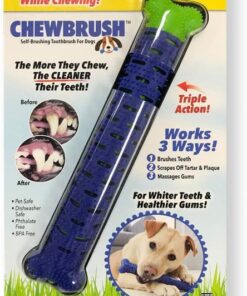 BulbHead Dog Chewbrush Toothbrush Toy