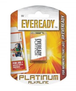 Bulk Pack 10 x Eveready Platinum Alkaline Battery LR 9V 1 Pack