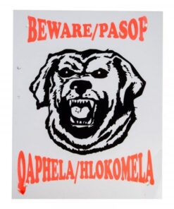 Bulk Pack 2 x Complete Beware Rottweiler Warning Sign