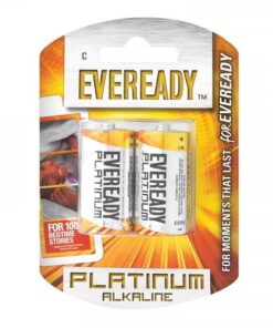 Bulk Pack 20 x Eveready Platinum Alkaline Battery LR14 C 2 Pack