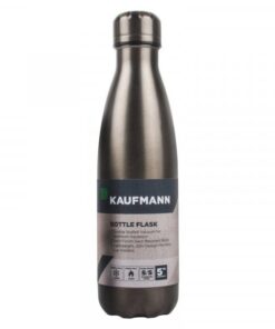 Bulk Pack 4 x Kaufmann Flask Bottle S/Steel Gry 750ml