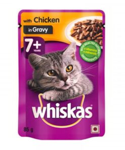 Bulk Pack 48 x Whiskas Cat Food Pouch 85G Chicken In Gravy