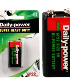 Bulk Pack 5 x Daily-Power Super Heavy Duty Battery 9 Volt, card 1