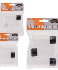 Bulk Pack 5 x Travel Bottles Pack 3, 50ml