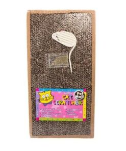 Bulk Pack 5x Pet Cat Scratch Pad Cardboard 47x24x4cm