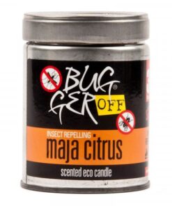 Bulk Pack 6 x Bugger Off Eco Scented Candle Maja Citrus