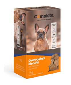 Bulk Pack 6 x Complete Dog Biscuits Small Snack-A-Chewy Bbq