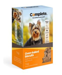 Bulk Pack 6 x Complete Dog Biscuits Small Snack-A-Chewy Roast Lamb