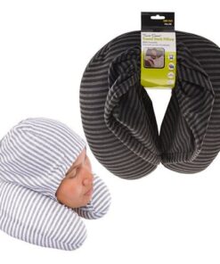 Bulk Pack of 2x Travel Neck Pillows with Hood Foam