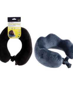 Bulk Pack x 2 Travel Neck Pillow Memory Foam Curved